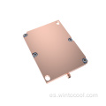 Placa de enfriamiento de líquido de CPU CPU de tubería de cobre